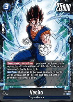 Vegito (FB02-061) [Fusion World] (V.1 - Super Rare)⁣ - Blazing Aura [Fusion World]⁣ (Super Rare)⁣ [061]