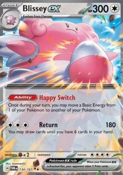 Blissey ex⁣ - Twilight Masquerade⁣ (Double Rare)⁣ [134]