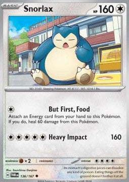 Snorlax⁣ - Twilight Masquerade⁣ (Uncommon)⁣ [136]