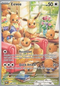 Eevee⁣ - Twilight Masquerade⁣ (Illustration Rare)⁣ [188]