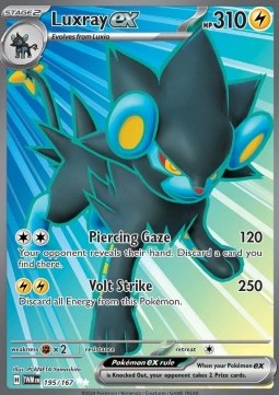 Luxray ex⁣ - Twilight Masquerade⁣ (Ultra Rare)⁣ [195]