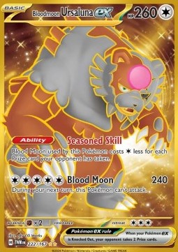 Bloodmoon Ursaluna ex⁣ - Twilight Masquerade⁣ (Secret Rare)⁣ [222]