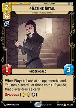 Bazine Netal, Spy for the First Order⁣ - Shadows of the Galaxy⁣ (Rare)⁣ [184]