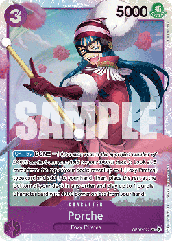 Porche (OP07-072) (V.1) - 500 Years into the Future (Super Rare) [OP07-072]