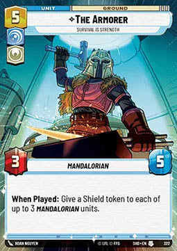 The Armorer, Survival Is Strength⁣ - Shadows of the Galaxy: Extras⁣ (Uncommon)⁣ [322]
