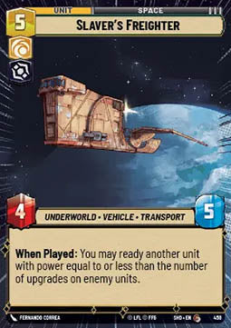 Slaver's Freighter⁣ - Shadows of the Galaxy: Extras⁣ (Common)⁣ [458]