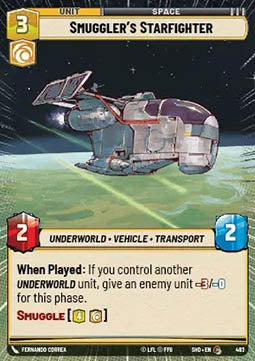 Smuggler's Starfighter⁣ - Shadows of the Galaxy: Extras⁣ (Common)⁣ [483]