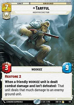 Tarfful, Kashyyyk Chieftain⁣ - Shadows of the Galaxy: Extras⁣ (Rare)⁣ [512]
