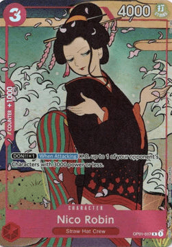 Nico Robin (OP01-017) (V.2) - Premium Bandai Products (Rare) [PB-XX-OP01-017]