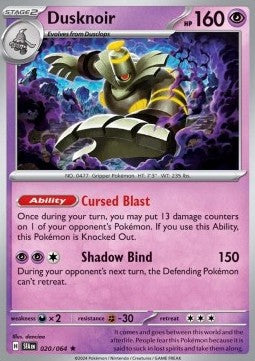 Dusknoir⁣ - Shrouded Fable⁣ (Rare)⁣ [020]