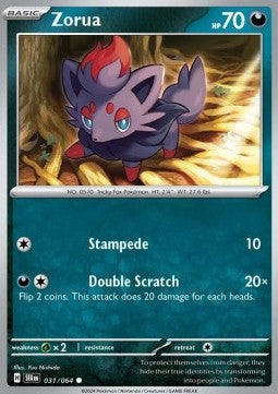 Zorua⁣ - Shrouded Fable⁣ (Common)⁣ [031]