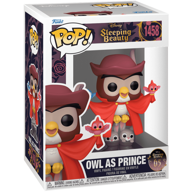 Funko POP! - Disney's Sleeping Beauty: Owl as Prince #1458 Figur