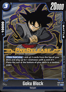 Goku Black (FB02-039) [Fusion World]⁣ - Promos: Blazing Aura [Fusion World]⁣ (Uncommon)⁣ [039]