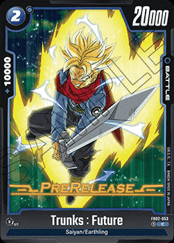 Trunks : Future (FB02-053) [Fusion World]⁣ - Promos: Blazing Aura [Fusion World]⁣ (Common)⁣ [053]