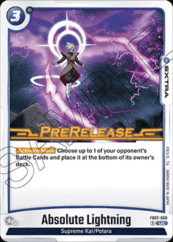 Absolute Lightning (FB02-068) [Fusion World]⁣ - Promos: Blazing Aura [Fusion World]⁣ (Uncommon)⁣ [068]