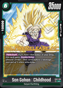 Son Gohan : Childhood (FB02-088) [Fusion World]⁣ - Promos: Blazing Aura [Fusion World]⁣ (Uncommon)⁣ [088]