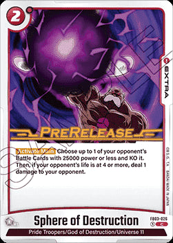 Sphere of Destruction (FB03-026) [Fusion World]⁣ - Promos: Raging Roar [Fusion World]⁣ (Common)⁣ [026]