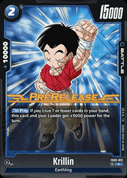 Krillin (FB03-031) [Fusion World]⁣ - Promos: Raging Roar [Fusion World]⁣ (Common)⁣ [031]