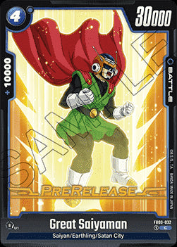 Great Saiyaman (FB03-032) [Fusion World]⁣ - Promos: Raging Roar [Fusion World]⁣ (Common)⁣ [032]