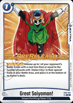 Great Saiyaman! (FB03-051) [Fusion World]⁣ - Promos: Raging Roar [Fusion World]⁣ (Common)⁣ [051]