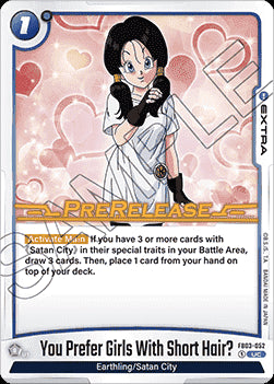 You Prefer Girls With Short Hair? (FB03-052) [Fusion World]⁣ - Promos: Raging Roar [Fusion World]⁣ (Uncommon)⁣ [052]