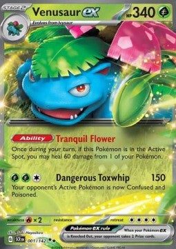 Venusaur ex⁣ - Stellar Crown⁣ (Double Rare)⁣ [001]