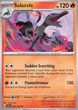 Salazzle⁣ - Stellar Crown⁣ (Uncommon)⁣ [024]