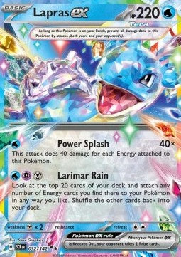 Lapras ex⁣ - Stellar Crown⁣ (Double Rare)⁣ [032]