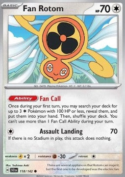 Fan Rotom⁣ - Stellar Crown⁣ (Common)⁣ [118]