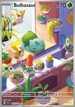 Bulbasaur⁣ - Stellar Crown⁣ (Illustration Rare)⁣ [143]