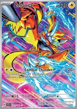 Zeraora⁣ - Stellar Crown⁣ (Illustration Rare)⁣ [151]