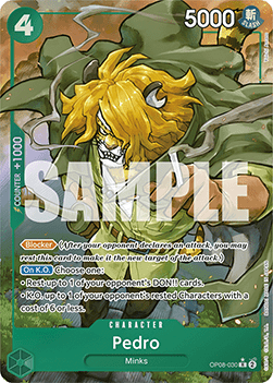 Pedro (OP08-030) (V.2) - Two Legends (Alternate Art) [OP08-030]
