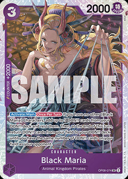 Black Maria (OP08-074) (V.1)⁣ - Two Legends⁣ (Super Rare)⁣ [074]