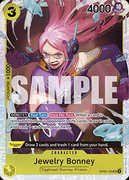 Jewelry Bonney (OP08-105) (V.1)⁣ - Two Legends⁣ (Super Rare)⁣ [105]