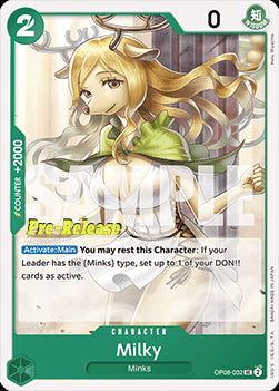 Milky (OP08-032)⁣ - Promos: Two Legends⁣ (Uncommon)⁣ [032]