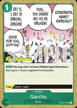 Garchu (OP08-037)⁣ - Promos: Two Legends⁣ (Uncommon)⁣ [037]