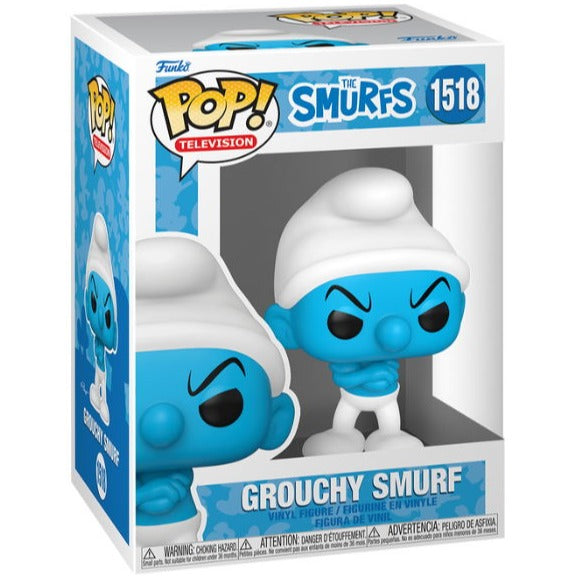 Funko POP! - The Smurfs: Grouchy Smurf (Gnavensmølf) #1518