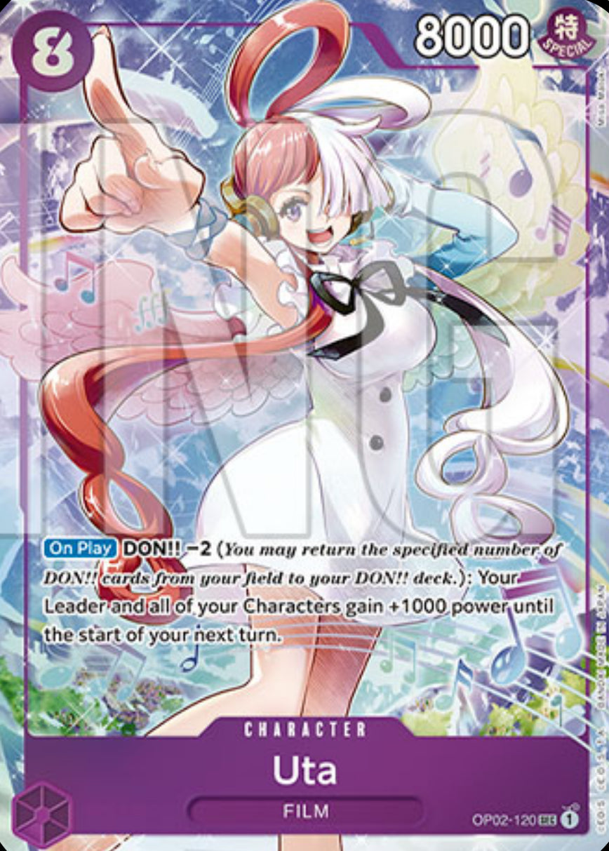 Uta (OP02-120) - Unnumbered Promos (Secret Rare) [UP-OP02-120]