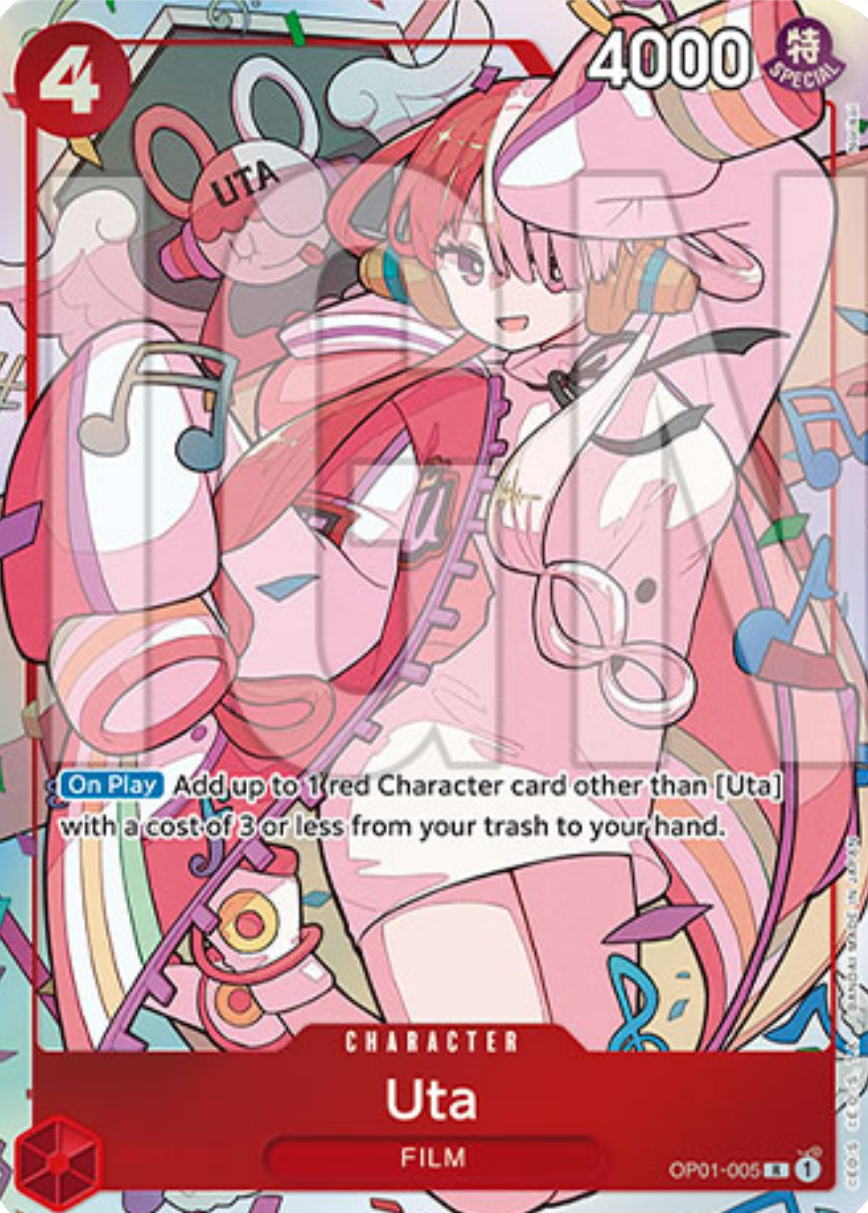 Uta (OP01-005) (V.2) - Unnumbered Promos (Rare) [UP-OP01-005]