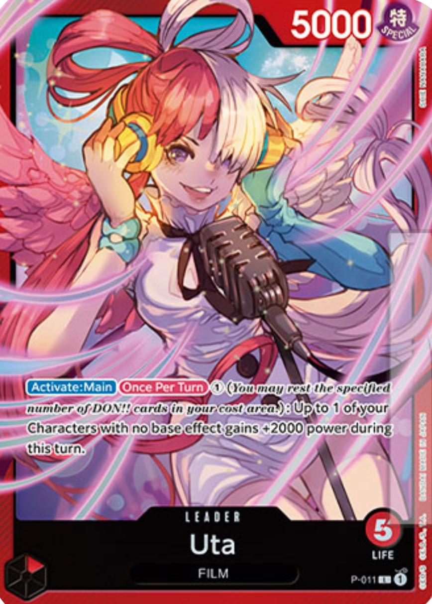 Uta (P-011) (V.2) - Promos (Japanese) (Leader) [P-JP-011]