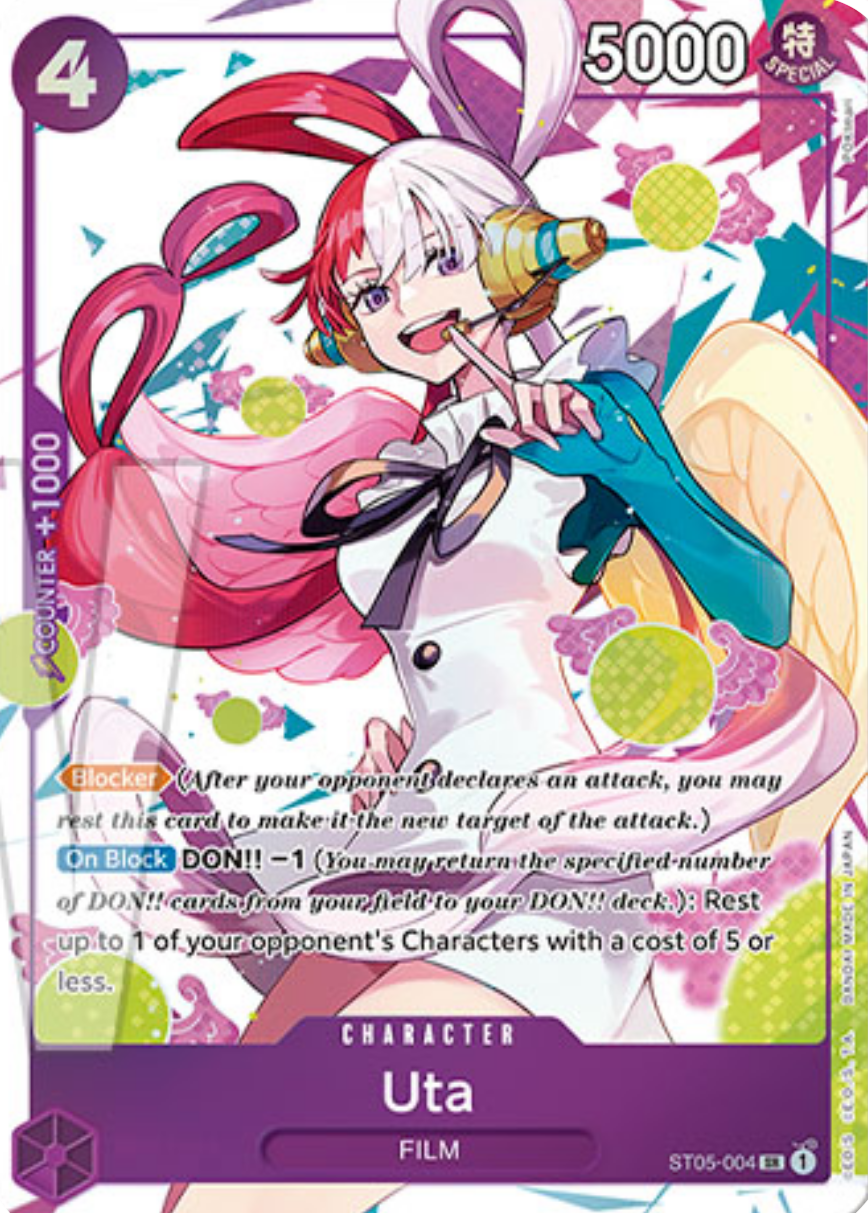 Uta (ST05-004) - Unnumbered Promos (Super Rare) [UP-ST05-004]
