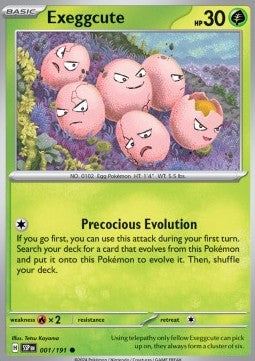 Exeggcute⁣ - Surging Sparks⁣ (Common)⁣ [001]