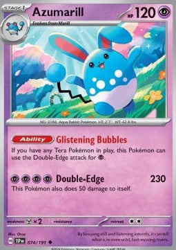 Azumarill⁣ - Surging Sparks⁣ (Uncommon)⁣ [074]