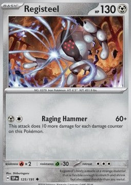 Registeel⁣ - Surging Sparks⁣ (Uncommon)⁣ [125]