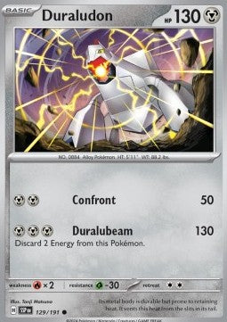 Duraludon⁣ - Surging Sparks⁣ (Common)⁣ [129]