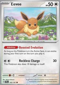 Eevee⁣ - Surging Sparks⁣ (Common)⁣ [143]