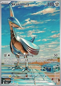 Skarmory⁣ - Surging Sparks⁣ (Illustration Rare)⁣ [209]