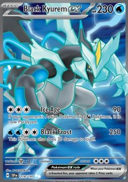 Black Kyurem ex⁣ - Surging Sparks⁣ (Ultra Rare)⁣ [218]