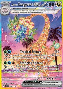 Alolan Exeggutor ex⁣ - Surging Sparks⁣ (Special Illustration Rare)⁣ [242]