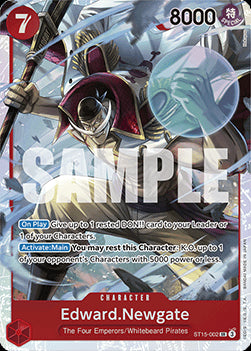 Edward.Newgate (ST15-002) - Starter Deck: Edward.Newgate (Super Rare) [ST-15-002]